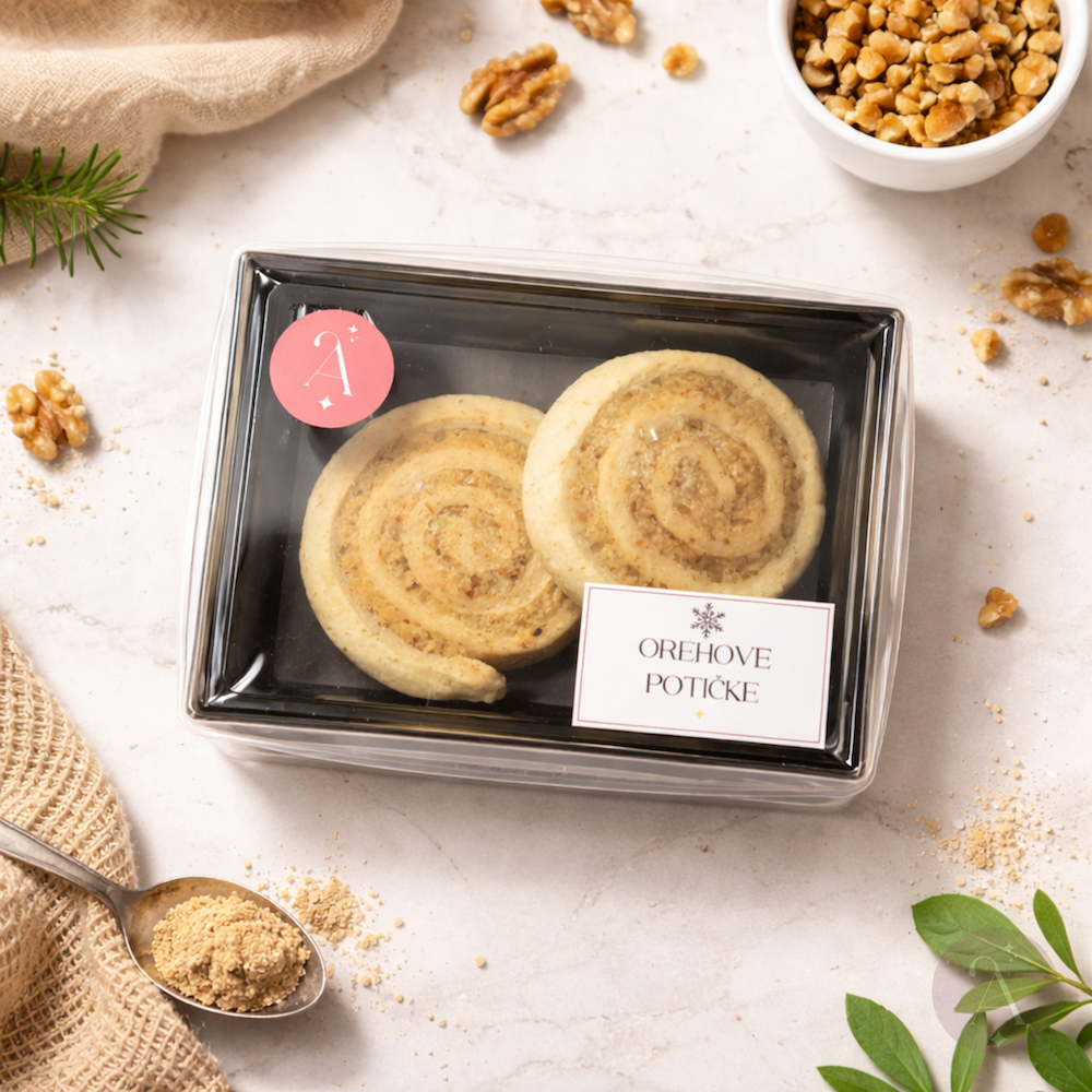 Zamrznjene orehove potičke