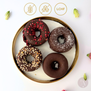 LCHF temni biskvitni krofi
